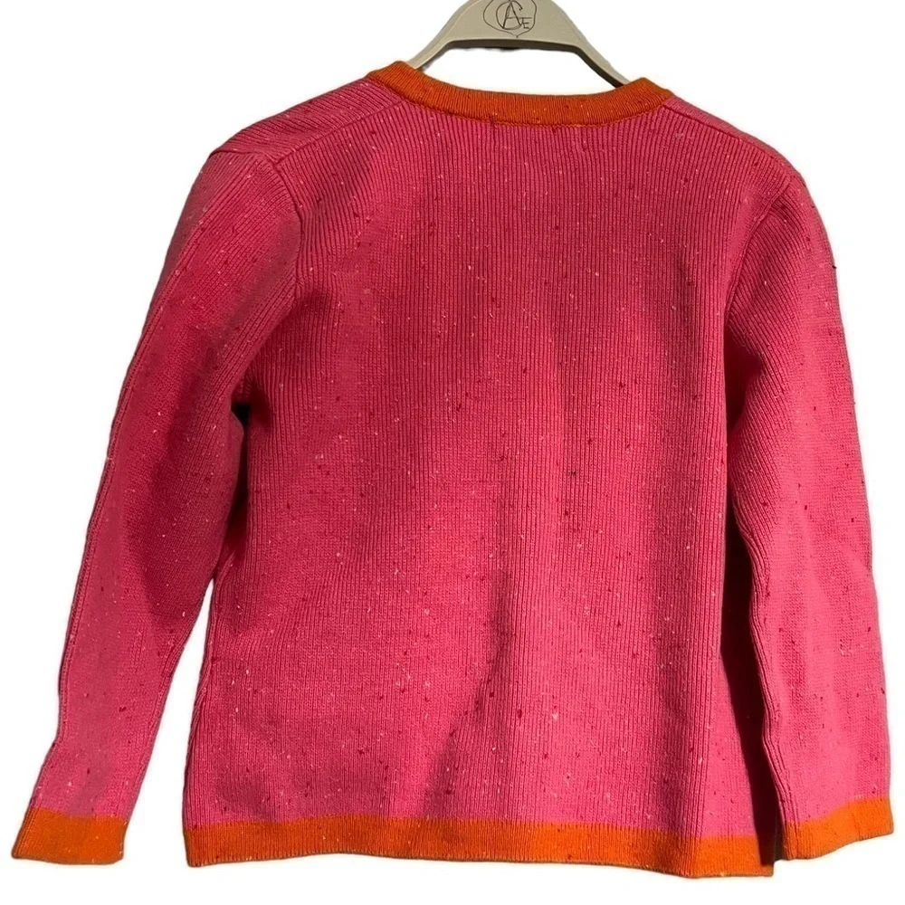 Isaac Mizrahi Pink cardigan wool blend girl sweater